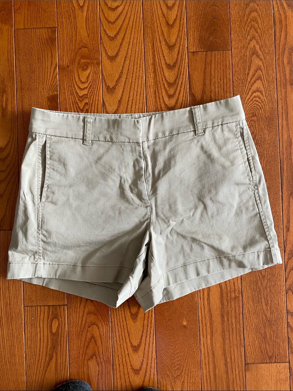 J. Crew Light Khaki Shorts women’s size 4.